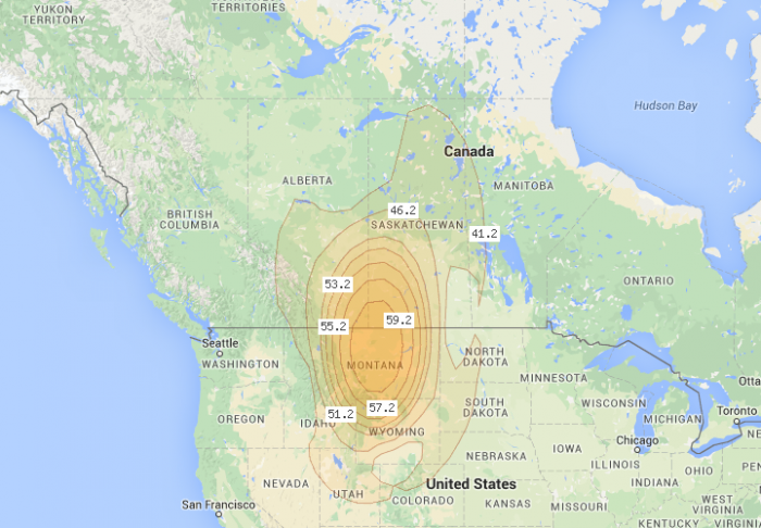 EchoStar 10 at 110.0W - LyngSat Maps