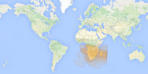 NSS 7: South Africa footprint map